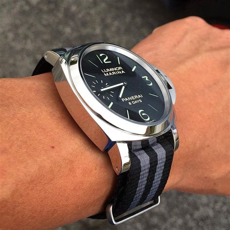 panerai blue canvas strap|Collection: Panerai Watch Straps .